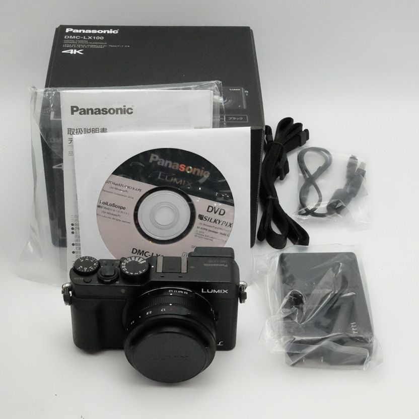 【中古】Panasonic LUMIX DMC-LX100 ブラック-0