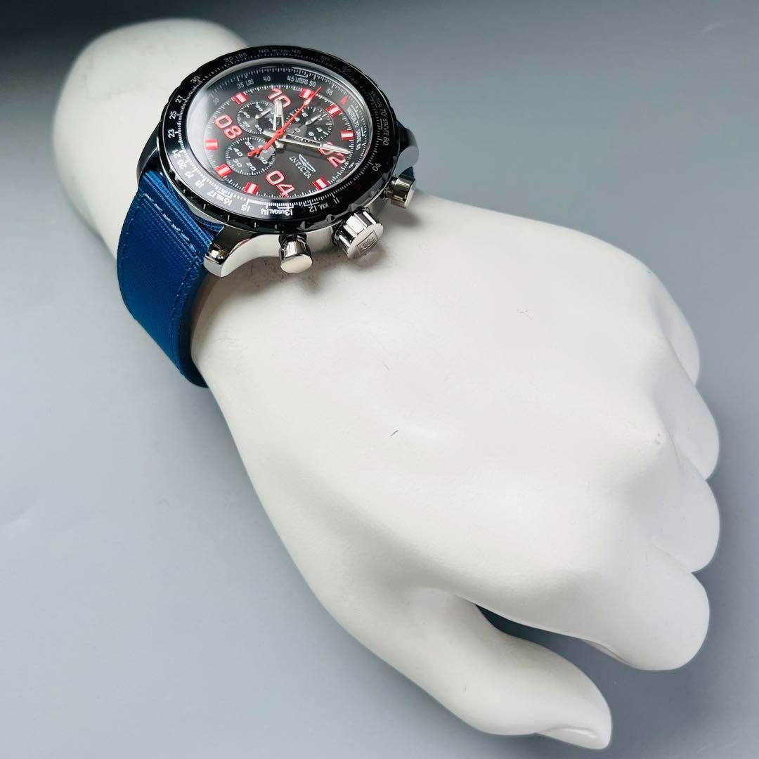 INVICTA インビクタ 腕時計 メンズ ブラック ブルー 新品 クォーツ 