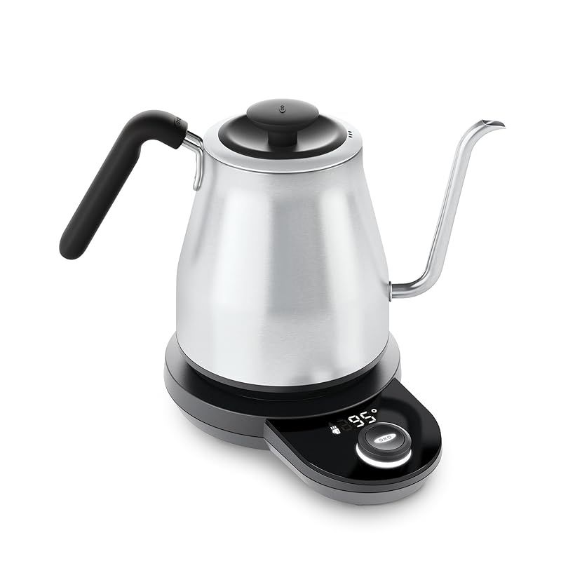 OXO 電気ケトル コーヒー ドリップ ケトル 1.0L 温度調節 保温機能 タイマー付き 0