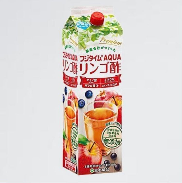りんご酢 フジタイムAQUA 2023 1800mL 富士薬品 リンゴ酢 ソーダ 