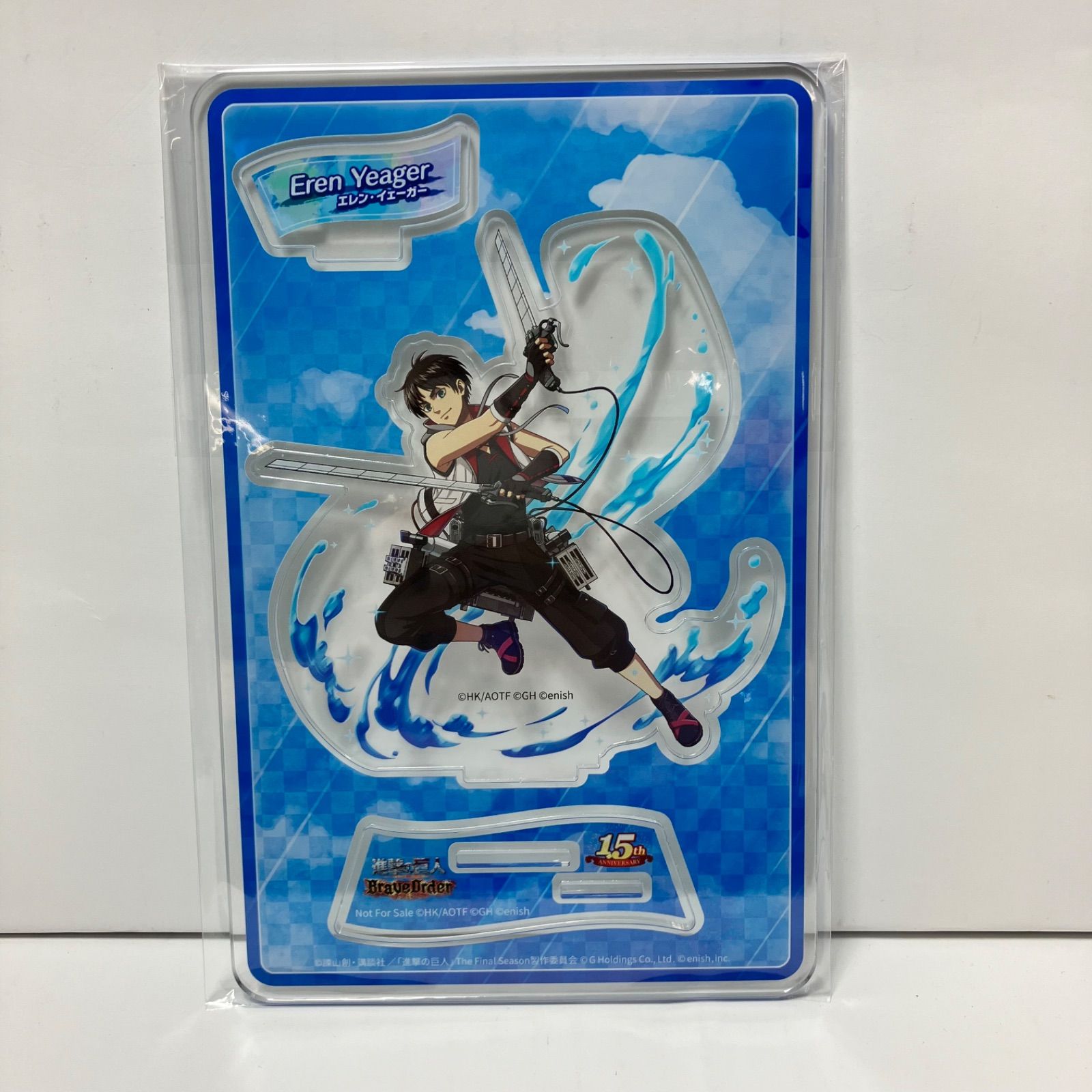 瀬戸店 爽涼兵服 エレン イェーガー アクリルスタンド 進撃の巨人Brave Order 進撃ブレオダ1.5周年大進撃祭 710-4392