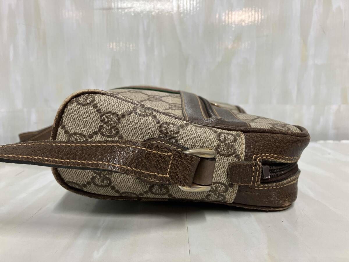 GUCCI グッチ グッチ シェリーライン ブラウン ショルダーバッグ DECORATOM_COM_BR