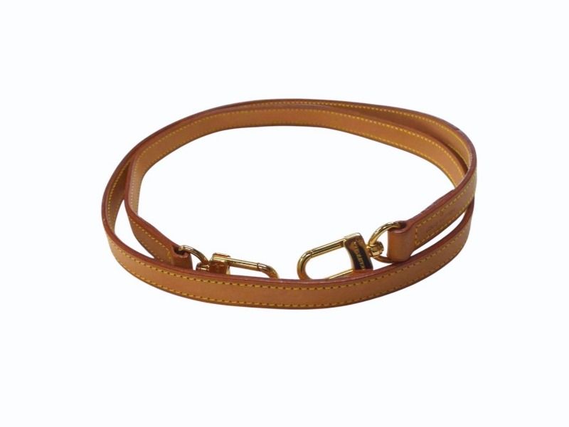 LOUIS VUITTON ルイヴィトン ショルダーストラップ バッグ ヌメ革 ブラウン ゴールド金具 ミニスピーディ用 4b002911