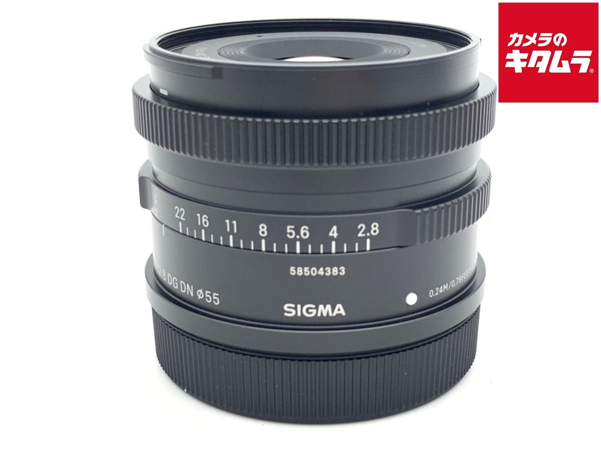 シグマ 45mm F2.8 DG Contemporary Lマウント用 ブラック