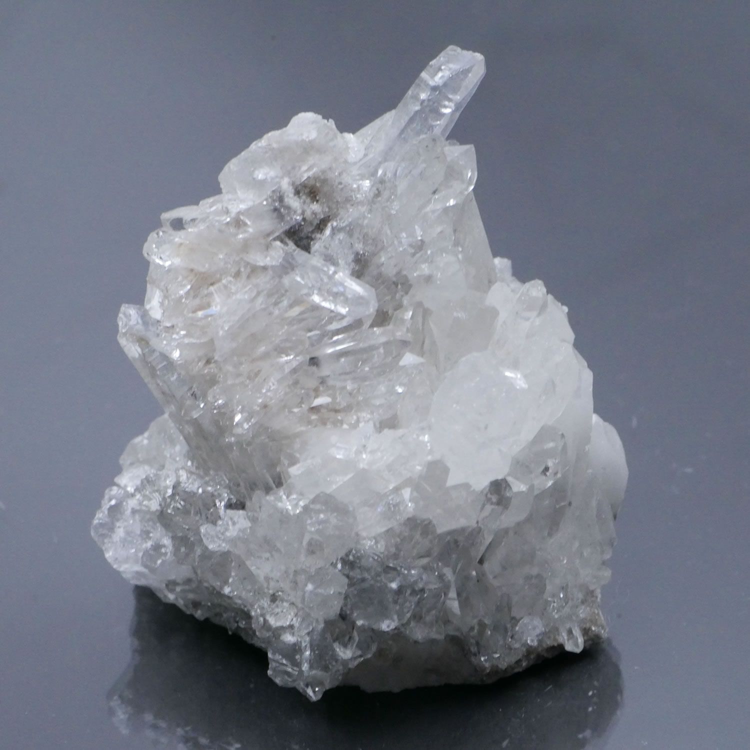 四川省産 菊花水晶 クラスター 1点物 約75g 天然石・置き物 空間