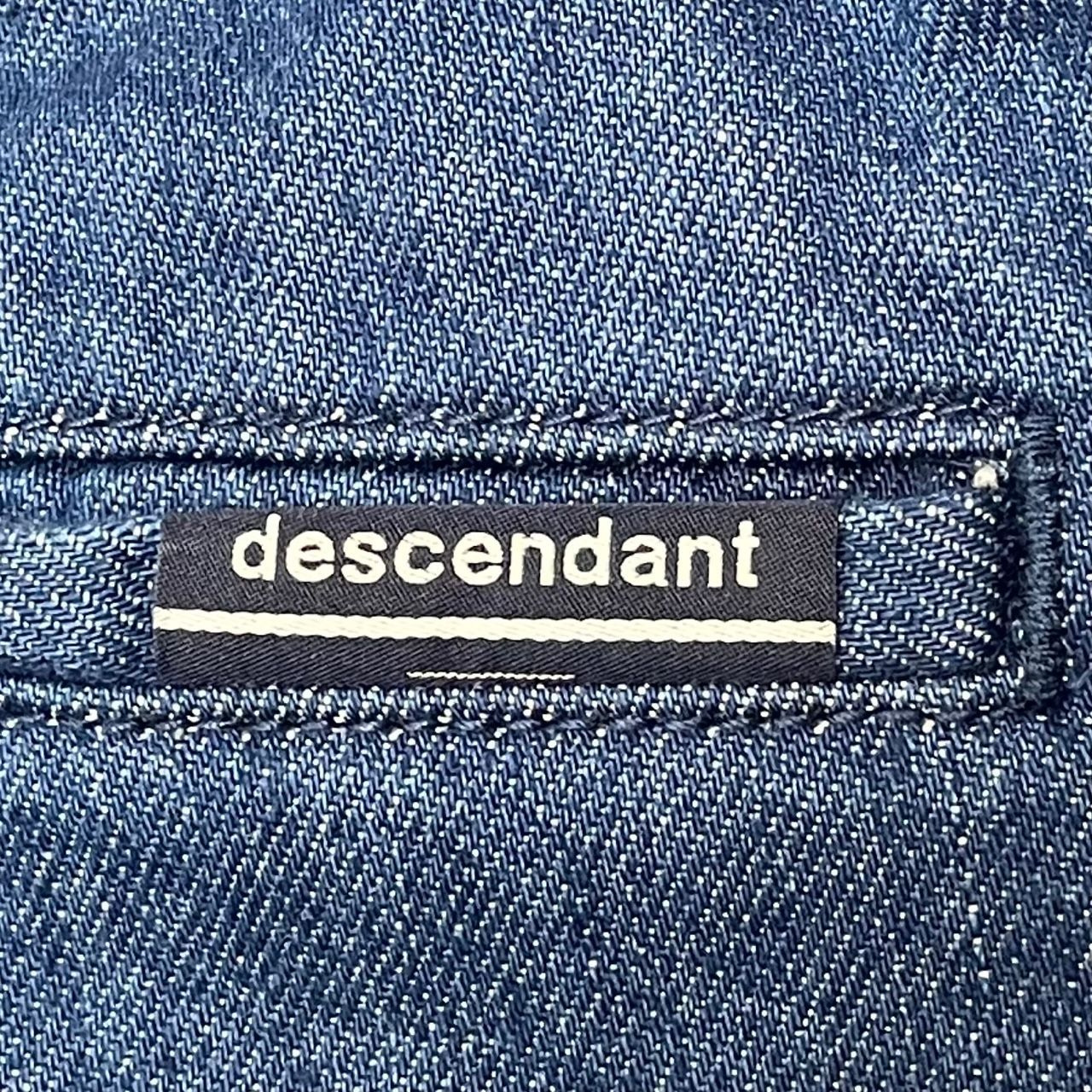 定価29700円 新品 DESCENDANT 23SS CLASP DENIM TROUSERS - INDIGO 