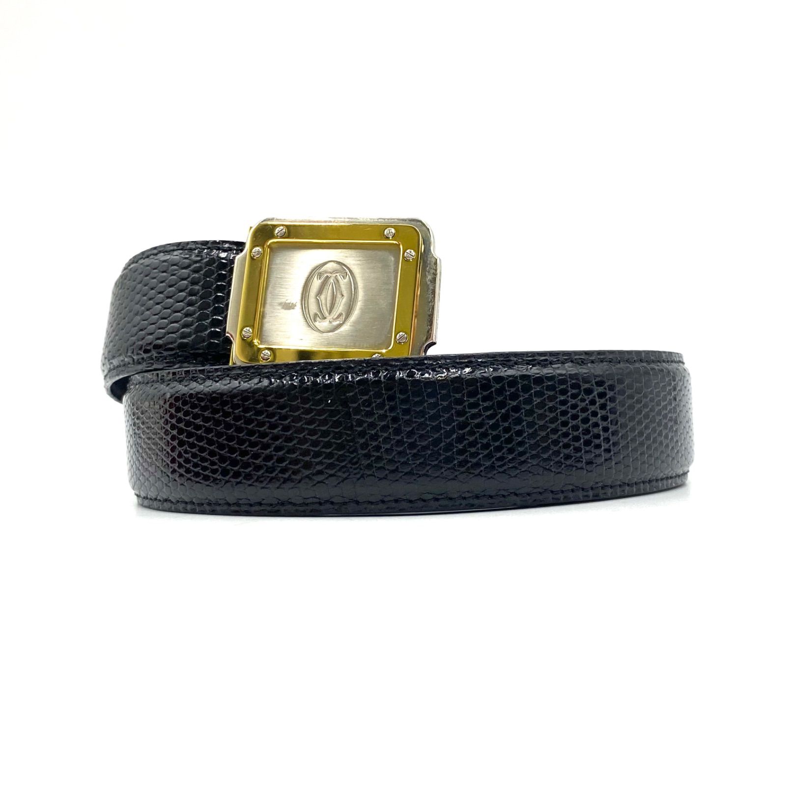 【極美品】 Cartier カルティエ ベルト サントス ドゥ カード 箱付 Cartier カルティエ サントス ドゥ カルティエ ベルト ウエスト
