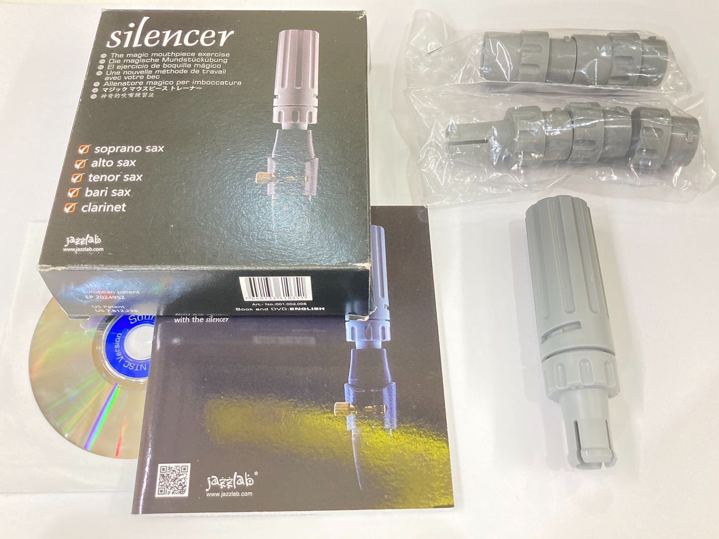 新品未使用 jazzlab サイレンサー マウスピース・ミュート JAZZLAB / SILENCER MK2 ジャズラボ サイレンサー マウスピース