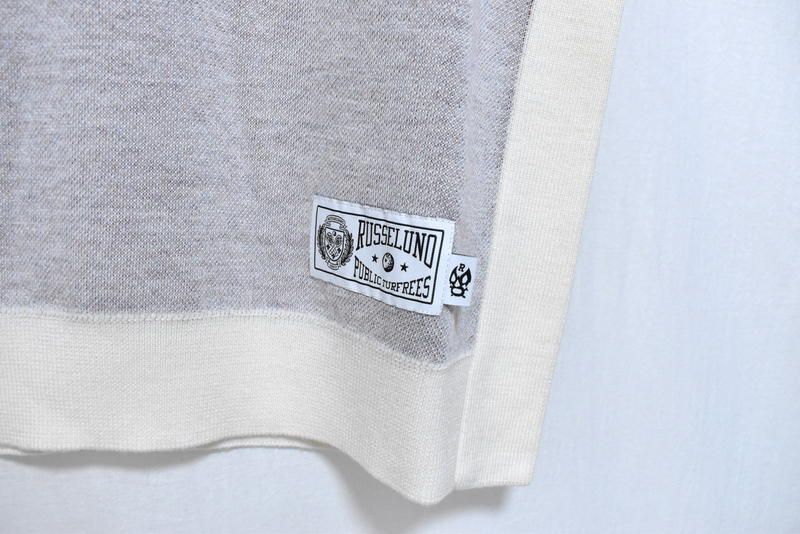 RUSSELUNO ラッセルノ ロゴ入り ニットベスト サイズ6 XL RUSSELUNO ラッセルノ ロゴ入り ニットベスト サイズ6 XL