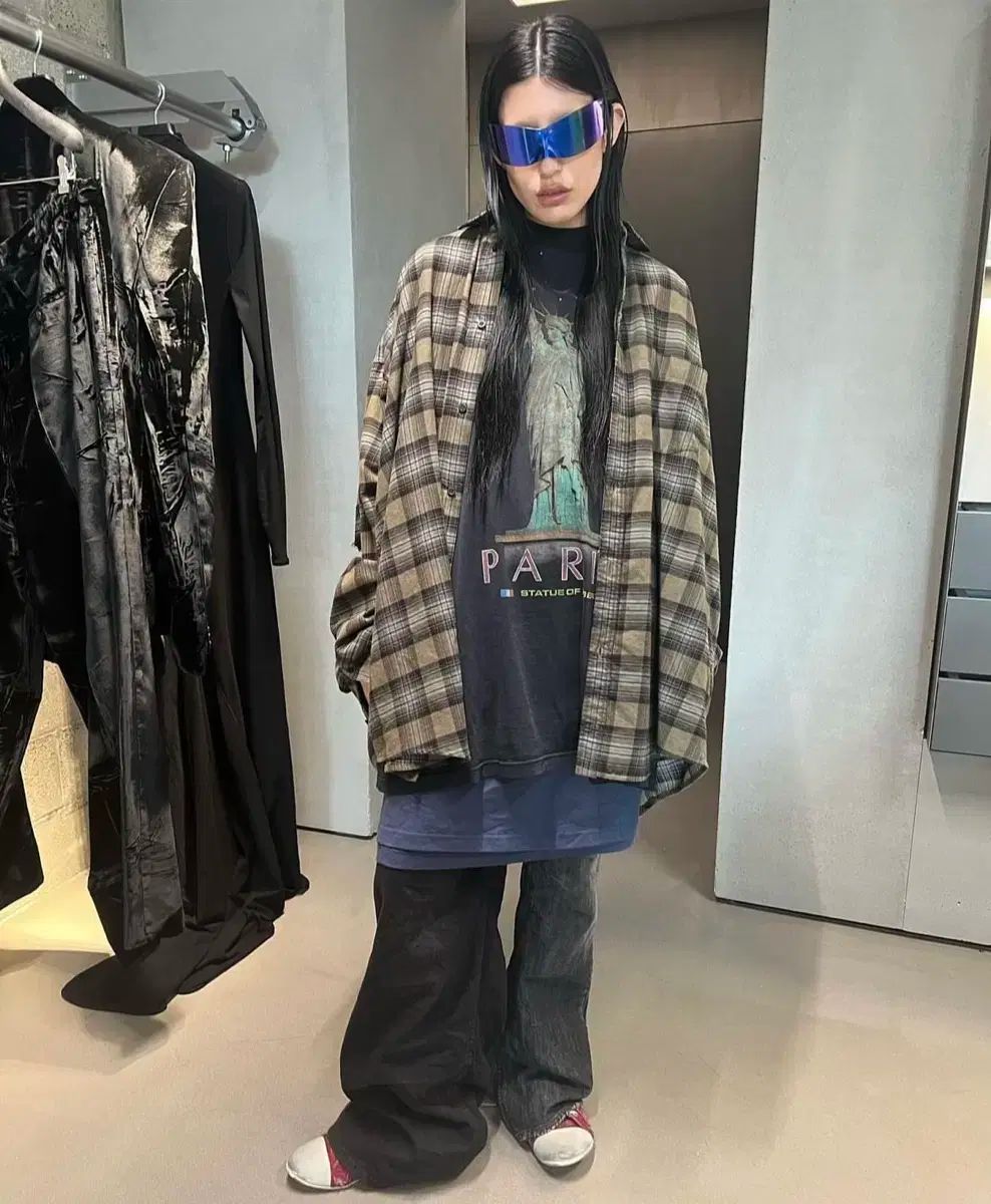 バレンシアガ LIBERTY IN OUR COSMOS レイヤード シャツ 3サイズ