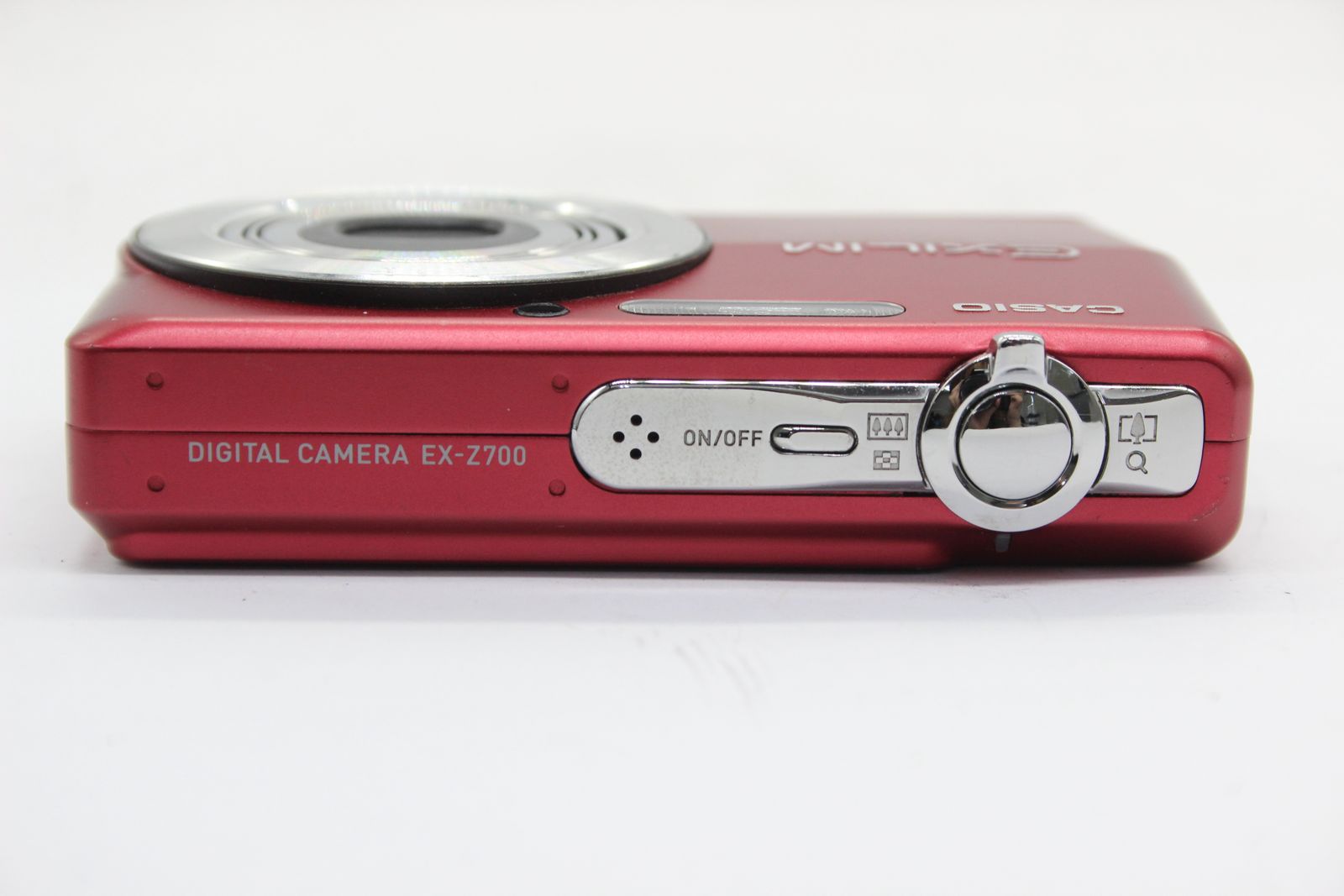 返品保証】 カシオ Casio Exilim EX-Z700 レッド 3x バッテリー