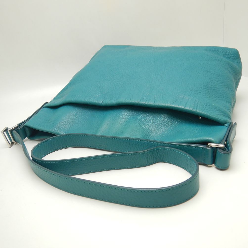 HIROFU ヒロフ ショルダーバッグ レザー ターコイズ / 251006【中古  