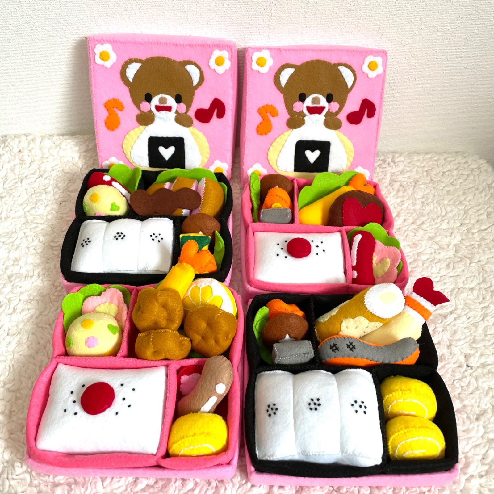 フェルトままごと とんかつ 弁当 - メルカリ
