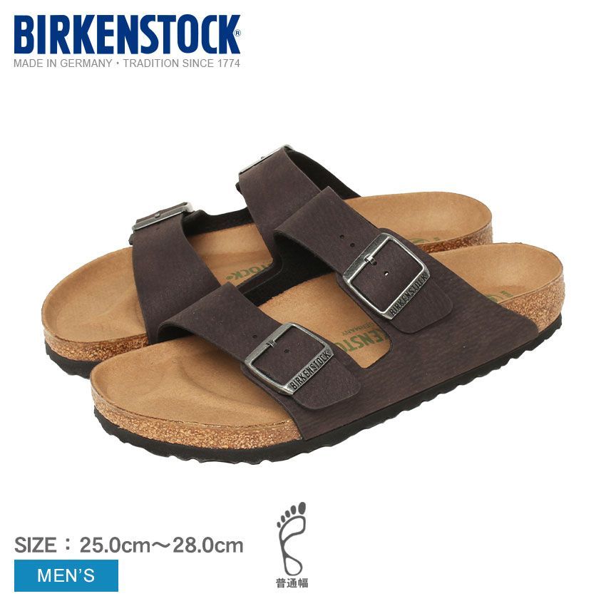 ビルケンシュトック サンダル 1023042 メンズ アリゾナビーガン BIRKENSTOCK カラー:デザートダストブラック 品番：10820024