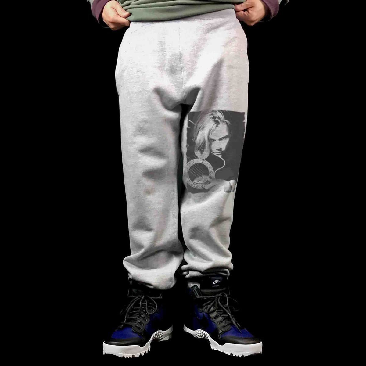 オリジナル スウェットパンツ リヴァーフェニックス ギター スタンドバイミー 映画 俳優 スウェット パンツ S M L XL タイト ジャスト 大きい ビッグ オーバーサイズ メンズ レディース ユニセックス ピンククリーム
