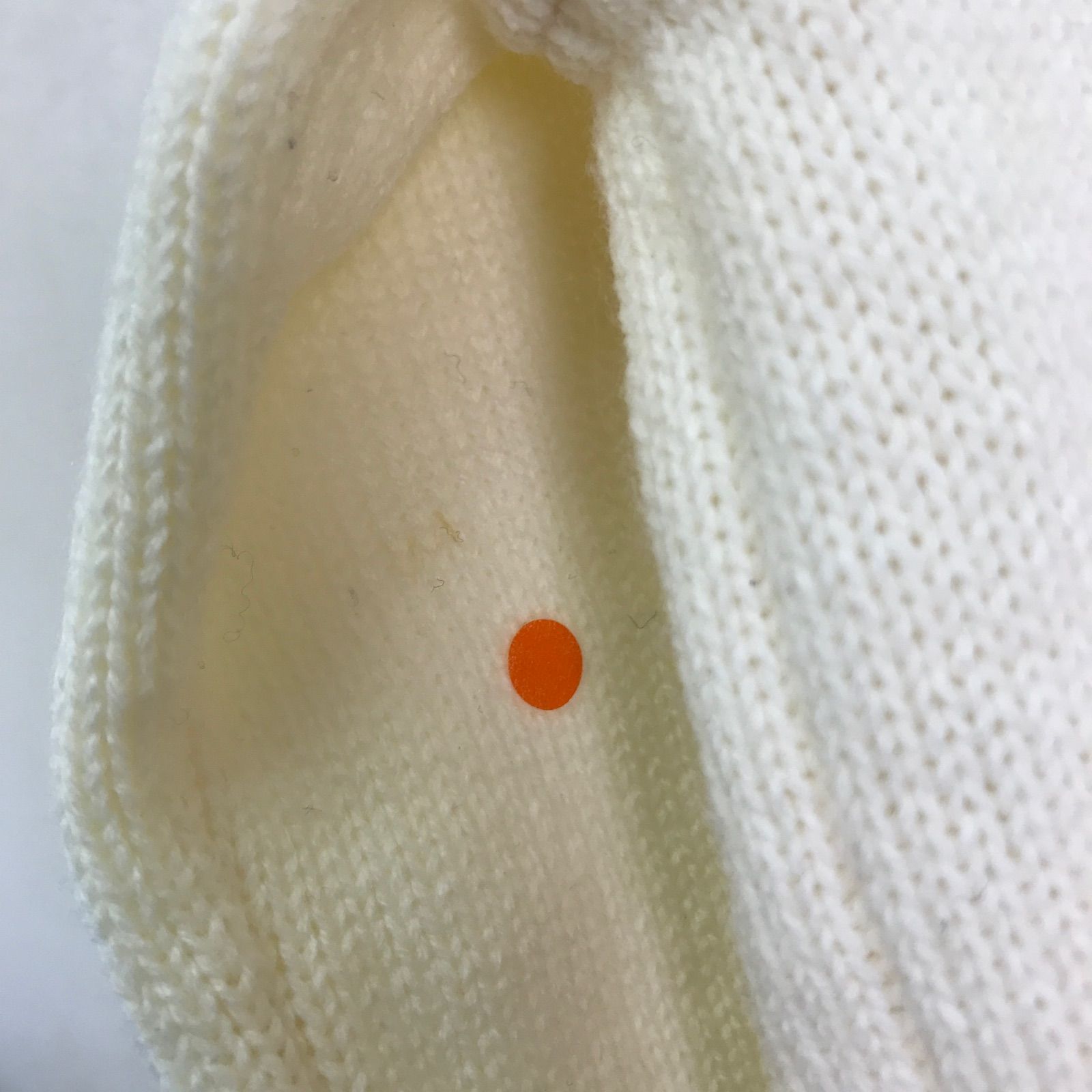  コムデギャルソン コムコム ペプラムニット RJ-N 504 S ホワイト 22年製 Y 0428 長袖 ニット セーター