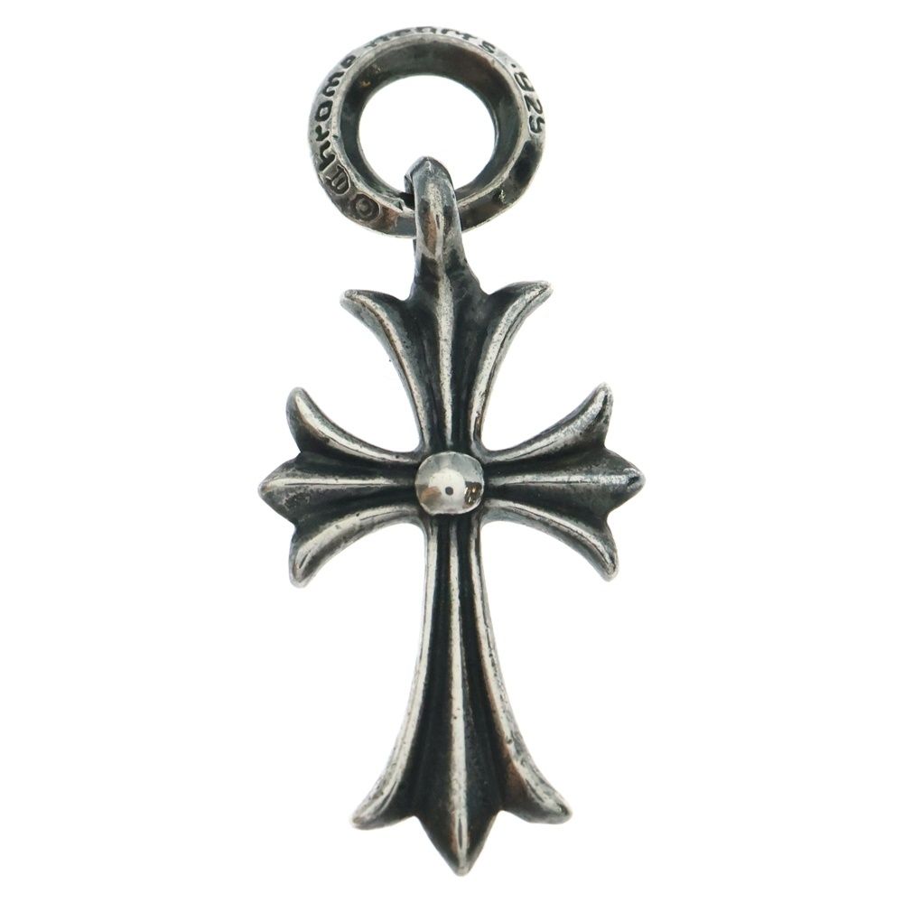 CHROME HEARTS クロムハーツ OLD TINY CH CROSS タイニーCHクロス チャーム ネックレストップ シルバー BCA382