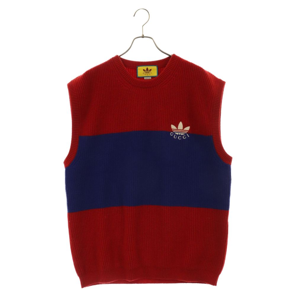 GUCCI adidas ニットベスト 中古・古着通販】GUCCI (グッチ) adidas (アディダス) ニット
