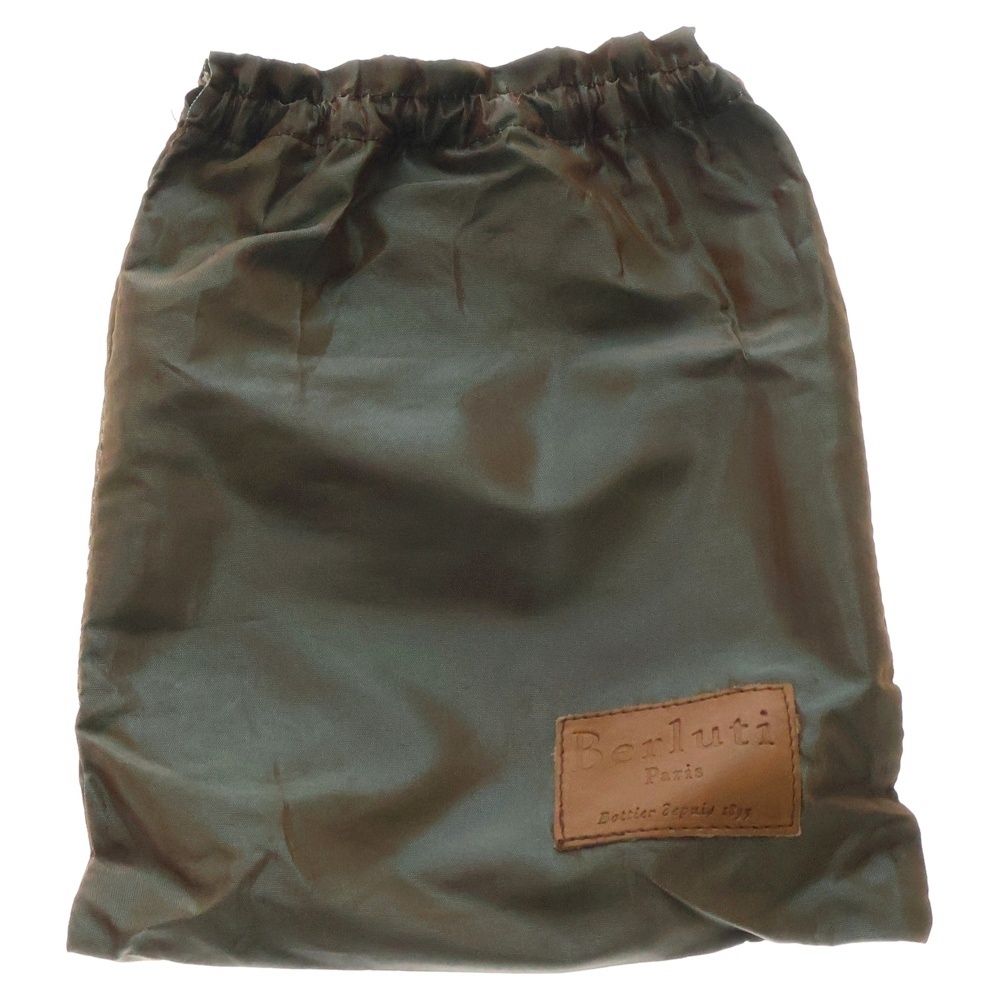 Berluti (ベルルッティ) カリグラフィ レザーベルト ブラウン