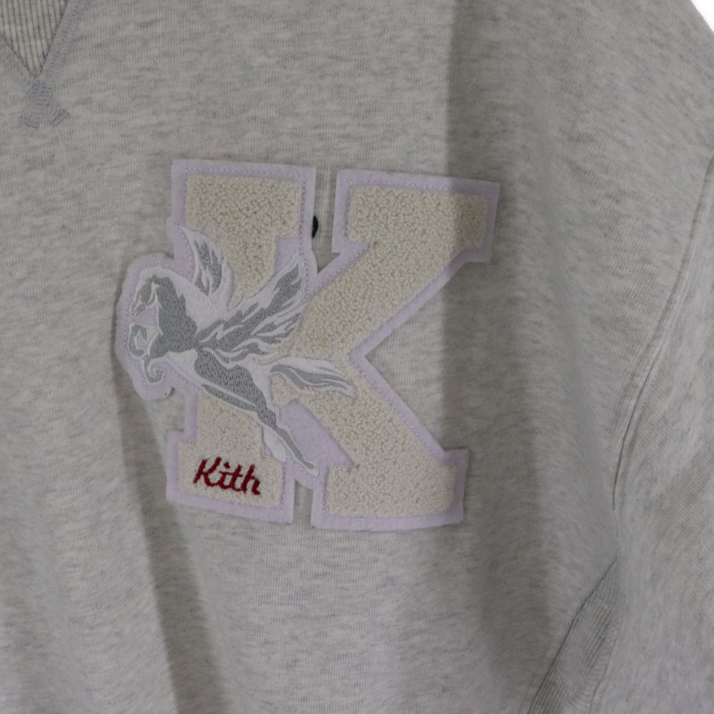 KITH (キス) ワッペンクルーネックスウェット トレーナー XL グレー 22