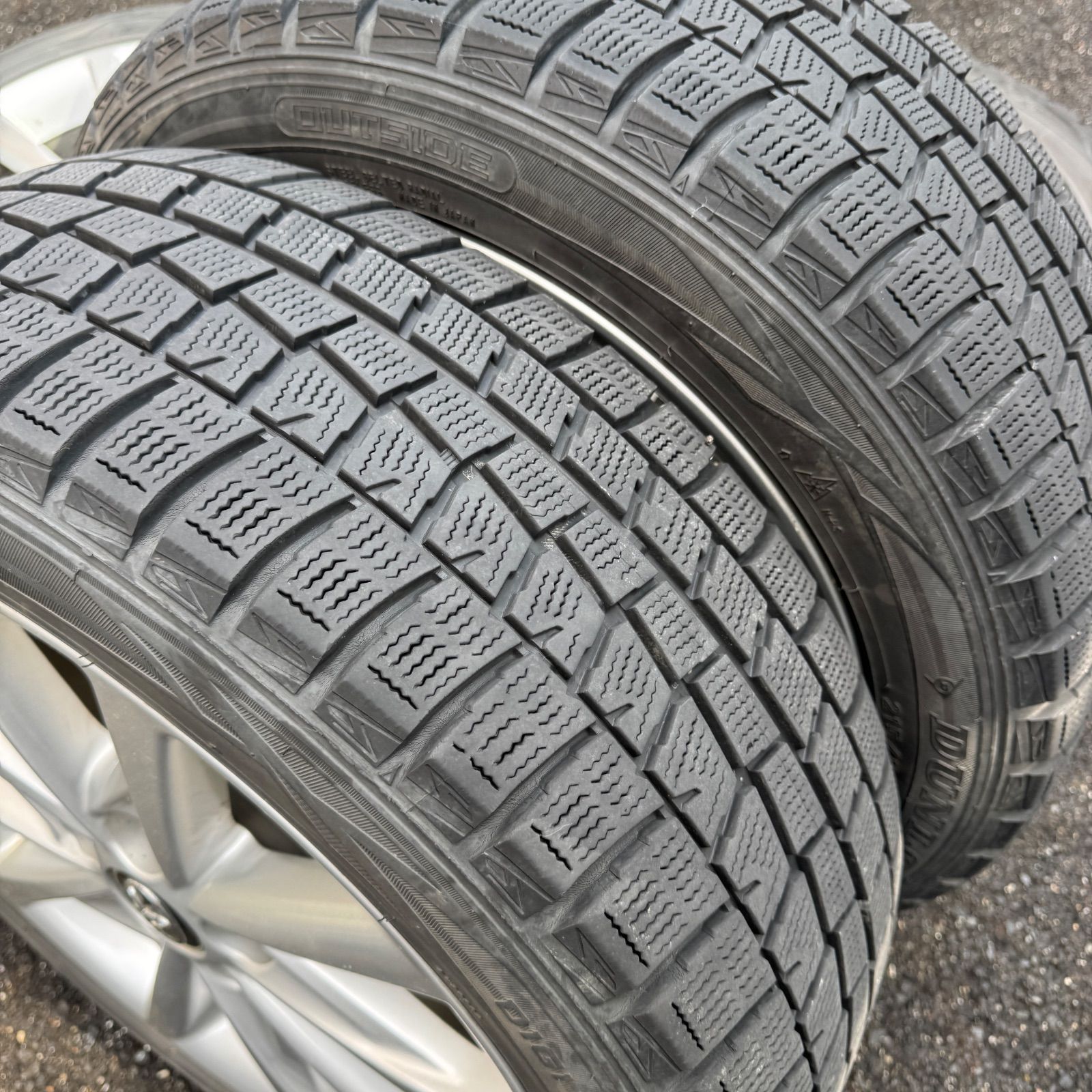 プリウスα 純正17インチアルミホイール プリウスアルファ S