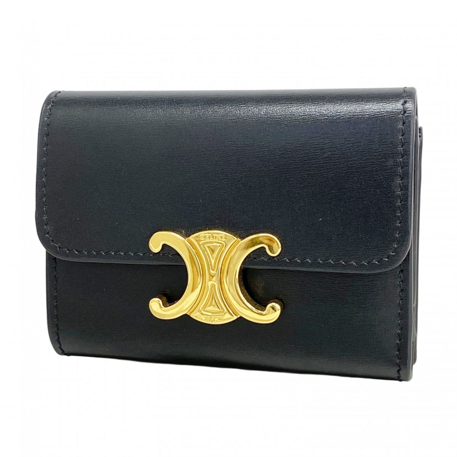 セリーヌ(Celine) セリーヌ 三つ折り財布 トリオンフ レザー