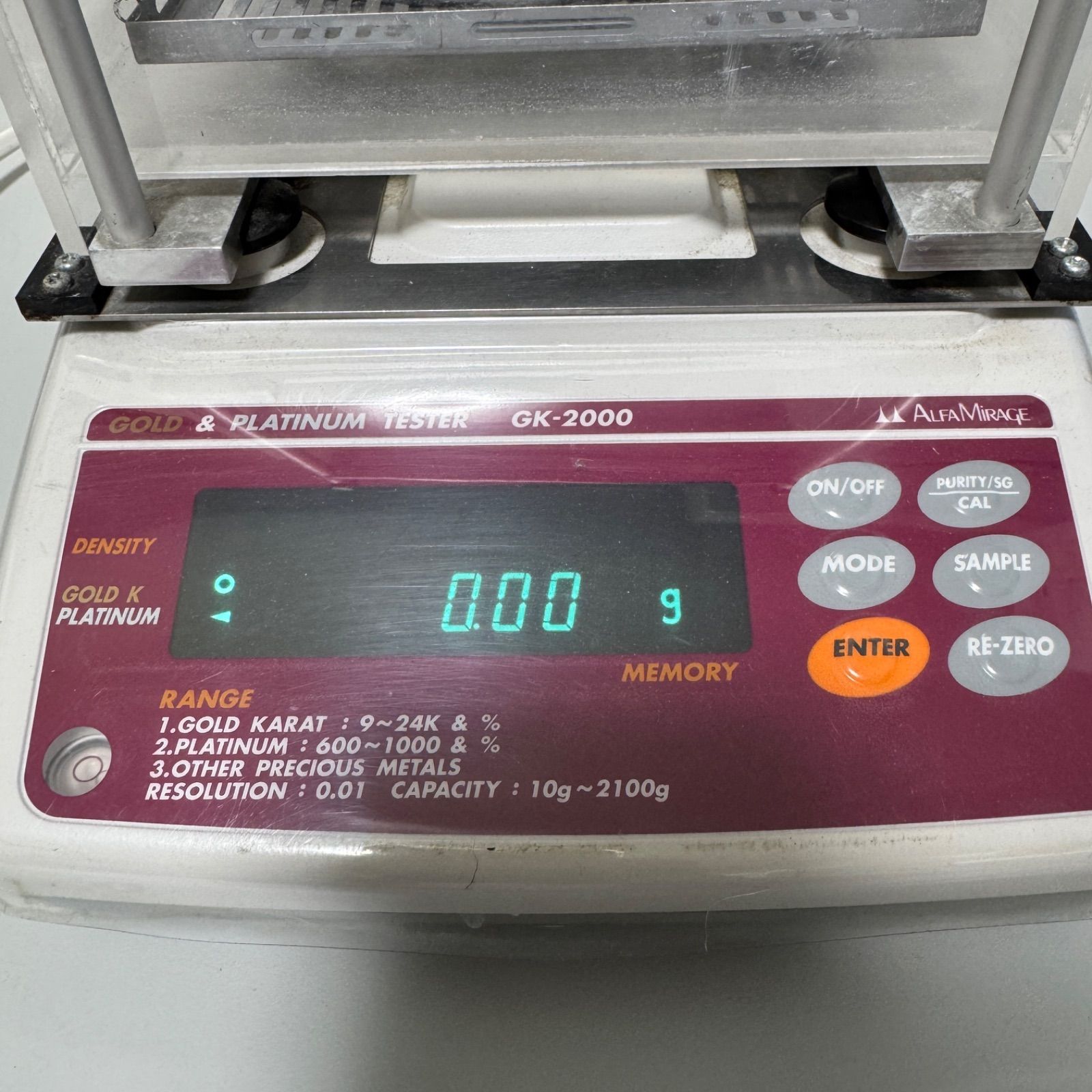 GK-2000 アルファミラージュ 貴金属 テスター 比重計 動作確認済
