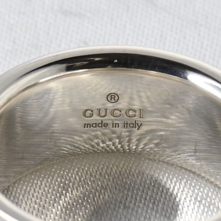 新品仕上げ】美品 GUCCI ダブルG キー リング 指輪 サイズ17 グッチ