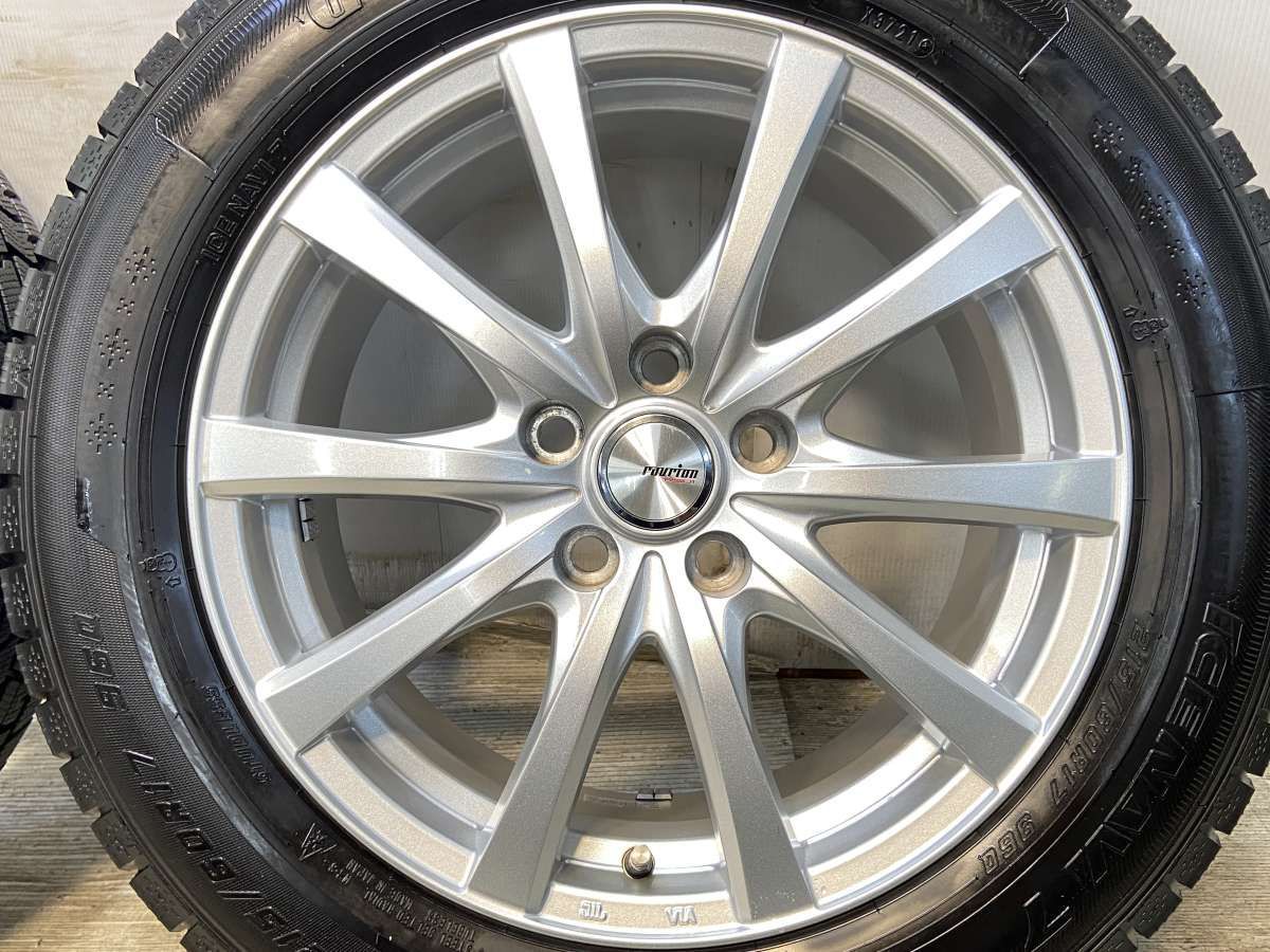 215/60R17 ravrion 7-17+47 5H114.3 17インチ スタッドレスアルミ 4本 22年