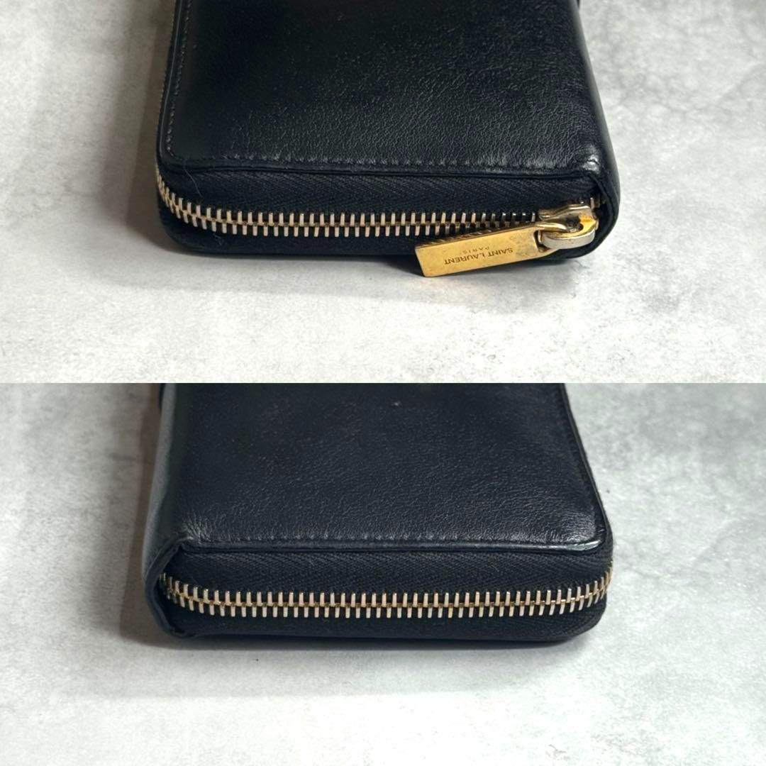 付属品完備】 YSL サンローラン / Yラインジップアラウンド
