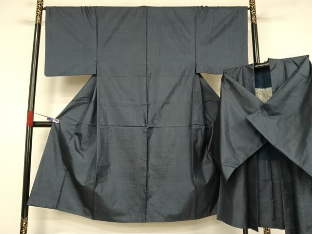 平和屋着物●男性 本場大島紬 アンサンブル 100亀甲 総詰め 正絹 AABA4554np