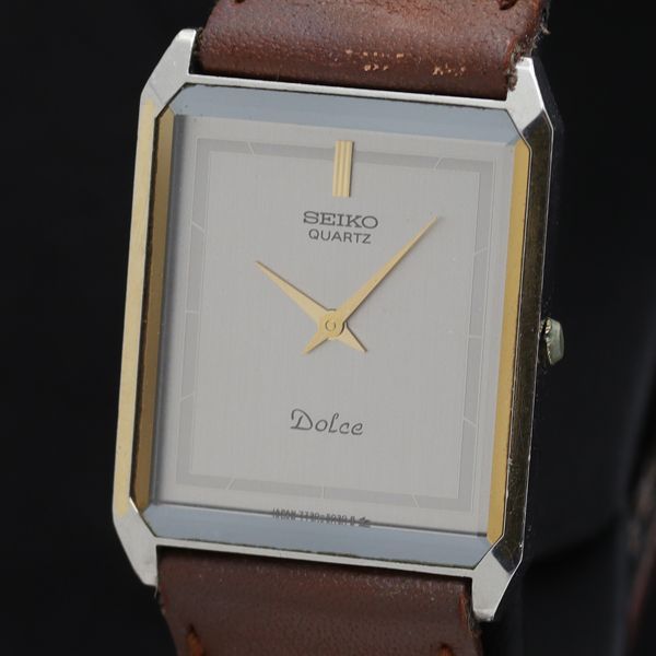 【稼働】SEIKO セイコー ドルチェ 7730-5040 ダークグレーQZ 楽天市場】セイコー SEIKO ドルチェ DOLCHE 腕時計 7730−5040