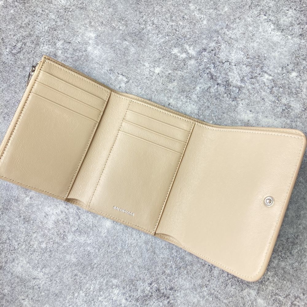 バレンシアガ 財布 3つ折り財布 小銭入れ付き BALENCIAGA CASH TRIF
