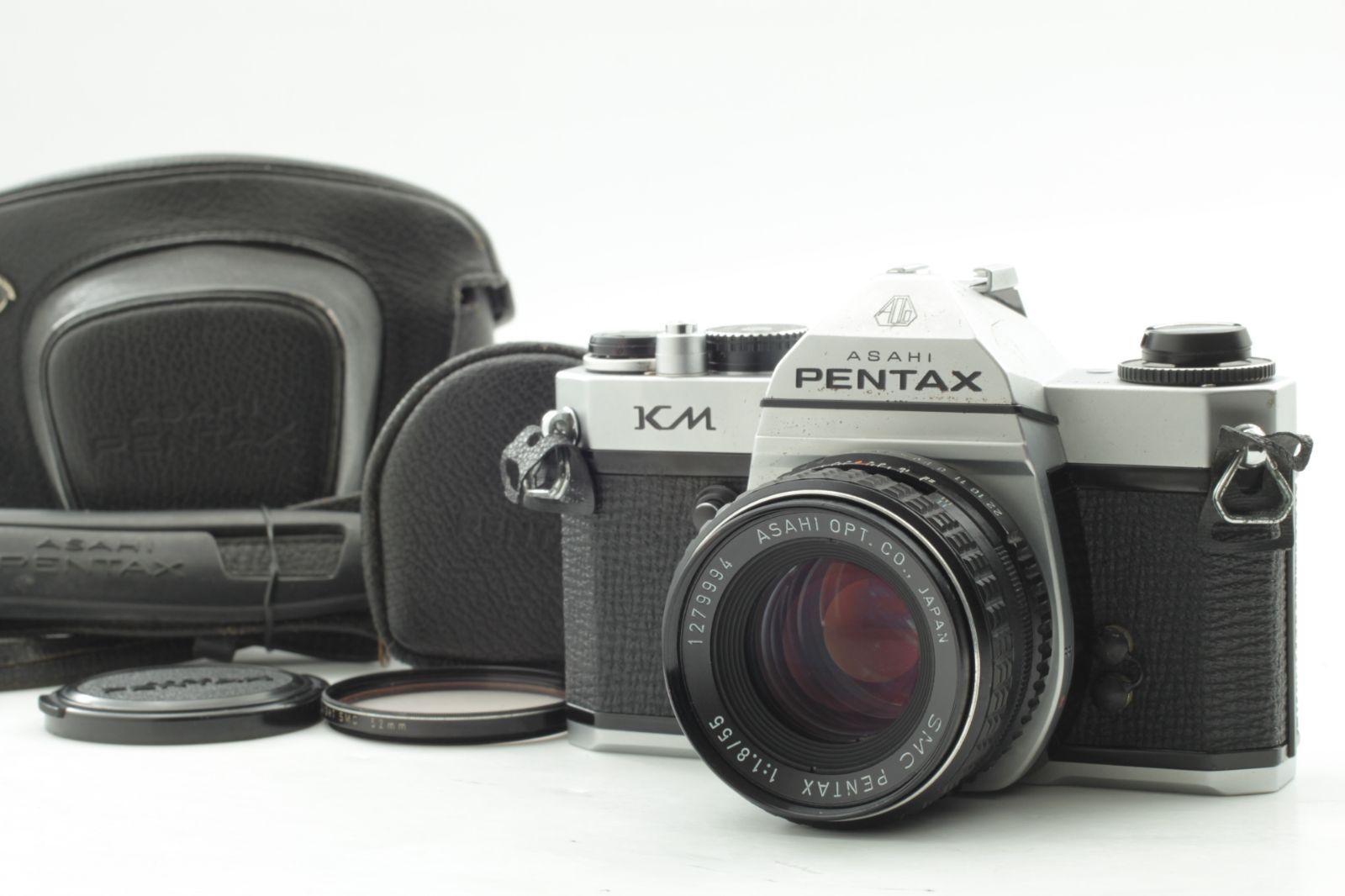 並品 ASAHI PENTAX KM SLR Camera 55mm f 1.8 - フィルムカメラ