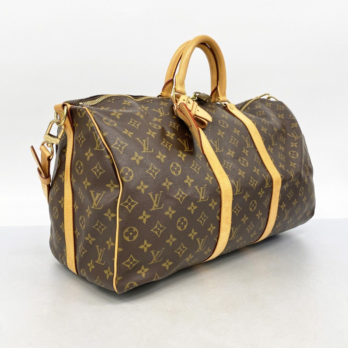 5md4685 ルイヴィトン ボストンバッグ モノグラム キーポルバンドリエール50 M41416 ブラウン メンズ レディース ユニセックス