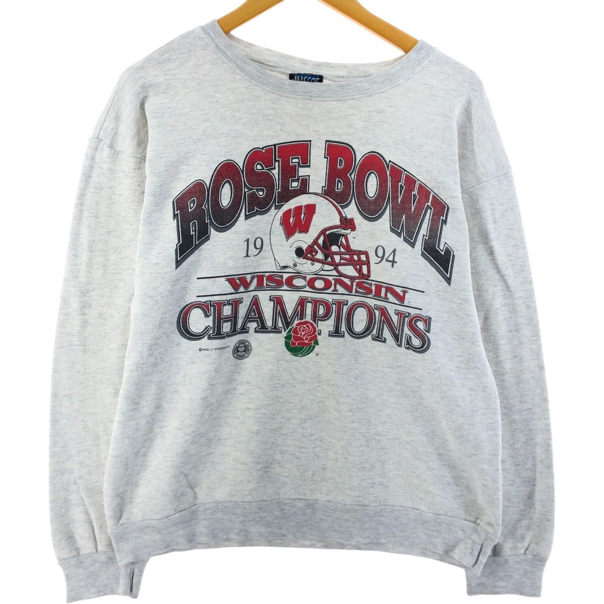 古着 90年代 Mascot WISCONSIN ウィスコンシン大学 ROSE BOWL 1994 
