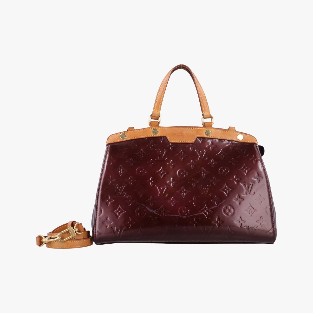 ルイヴィトンLouis Vuittonブ MM ルージュフォーヴィスト ヴェルニ M91690 VI1101