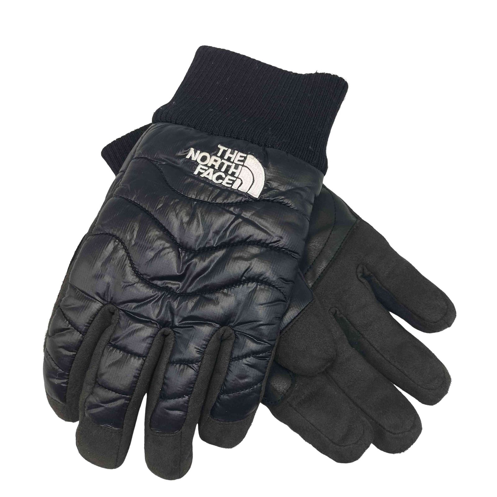 ザノースフェイス THE NORTH FACE 光電子 プリマロフト ロゴ 刺繍 スウェード レザー ナイロン ウール グローブ 手袋 メンズ  M