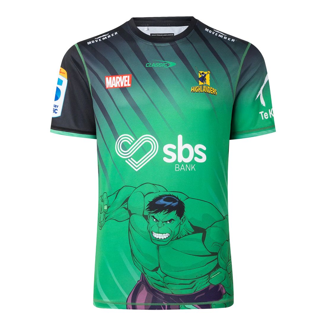 送料無料 匿名配送 クラシック ハイランダーズ Tシャツ ウォームアップ ハルク グリーン 緑 メンズ 公式モデル