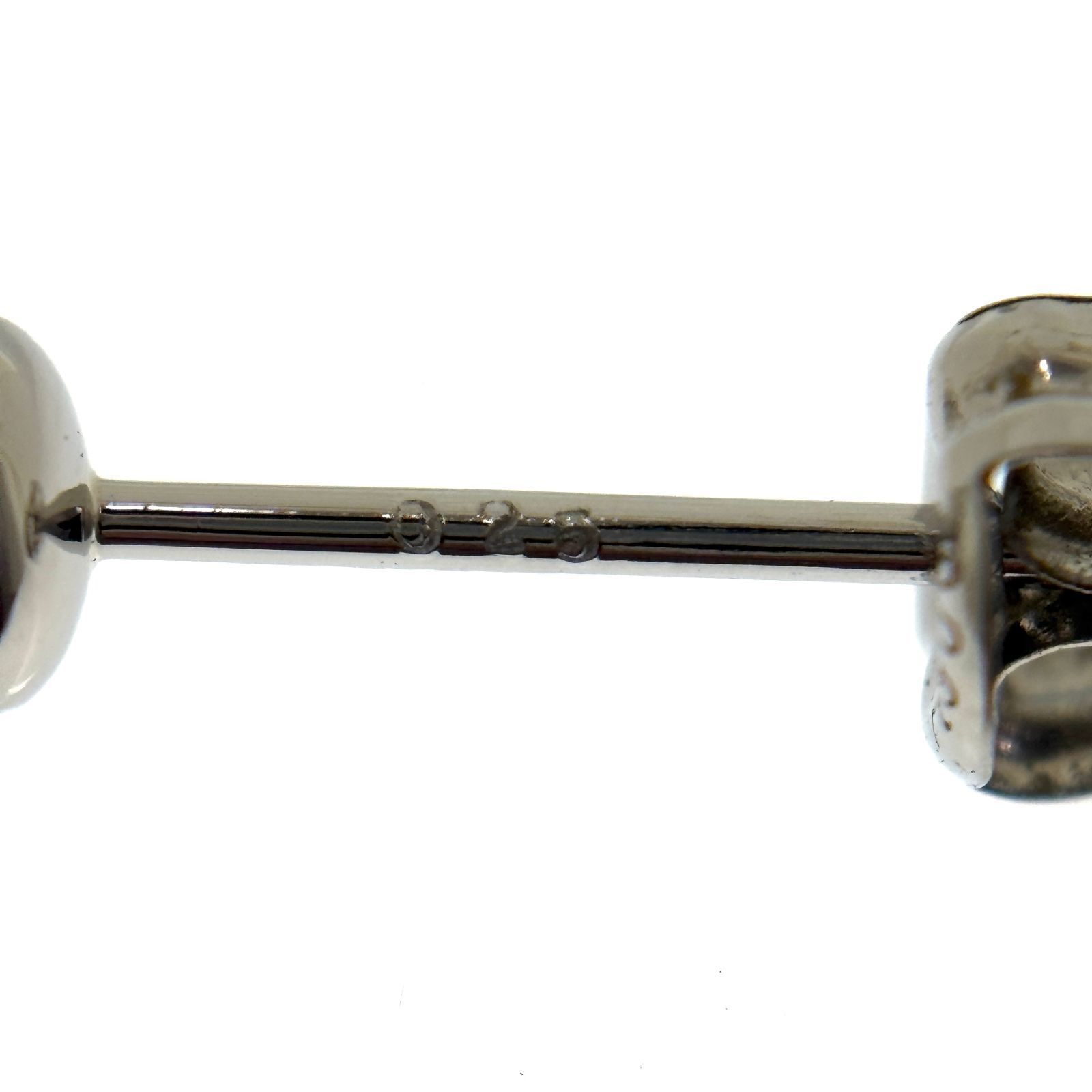 カンカン様専用 新品仕上げ済 Pt900 ダイヤモンドピアス 0.25ct/0.25ct 