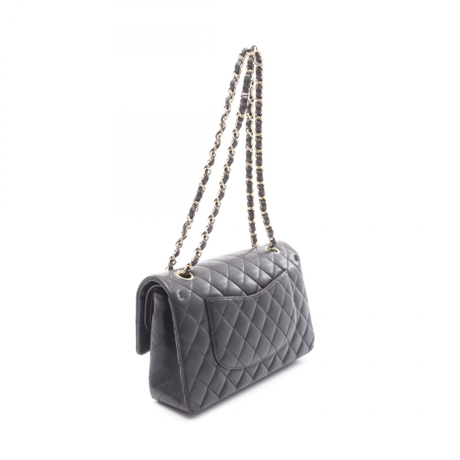 シャネル ラムスキン ダブルフラップ ミニ チェーンショルダーバッグ シャネル CHANEL ショルダーバッグ マトラッセ ダブルフラップ