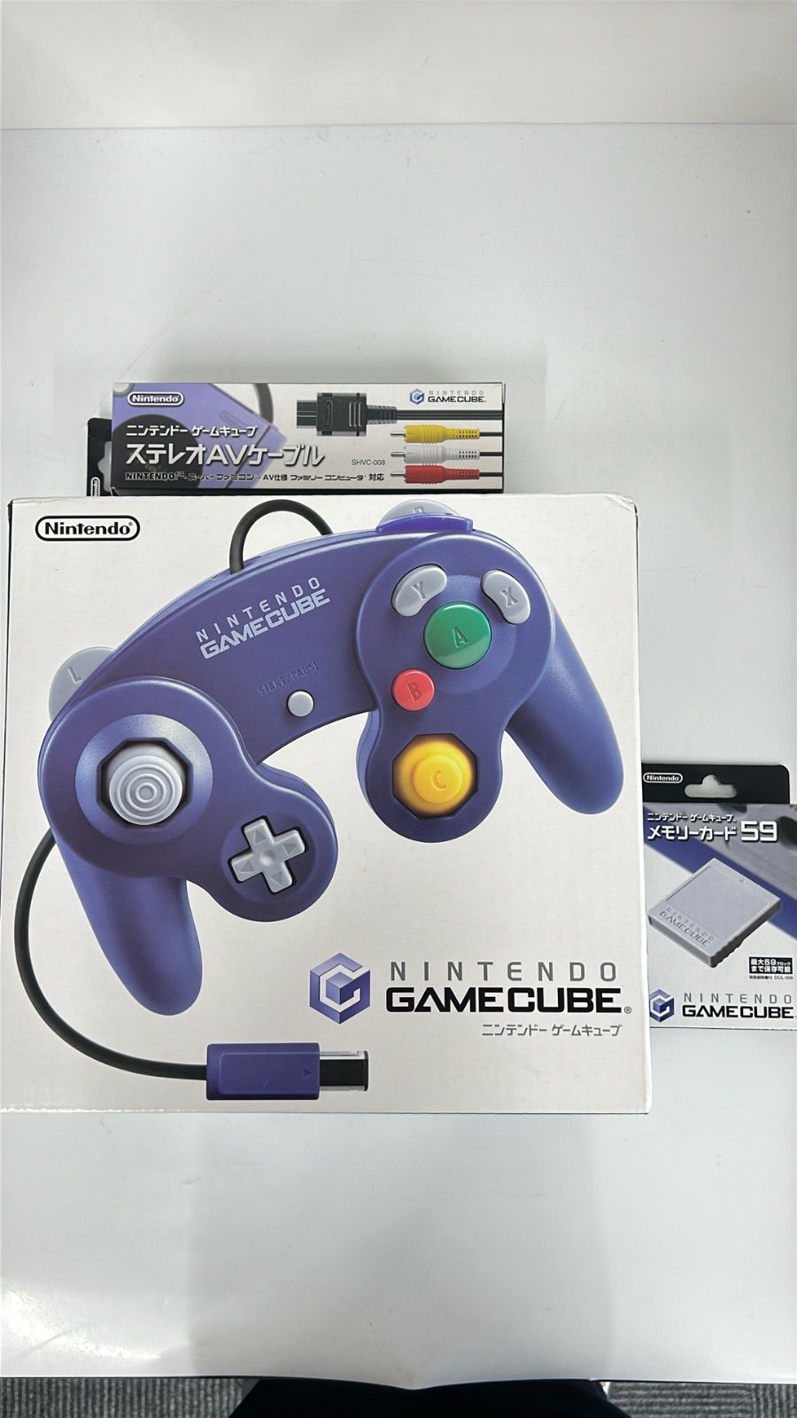 【新品】Nintendo GAMECUBE ステレオAVケーブル メモリーカード59 セット【電化製品】【2】