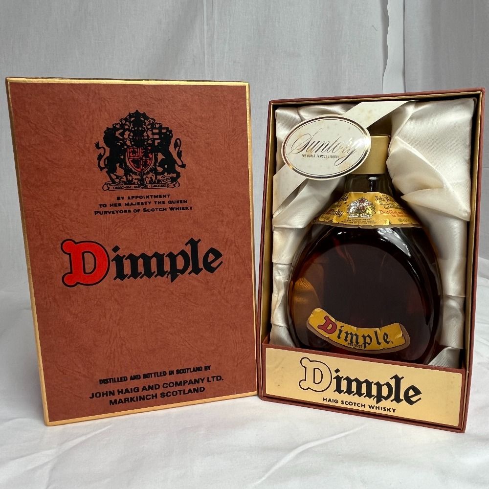 特級表記 希少旧正規品の古酒 Dimple ウイスキー特級 43度 箱入-