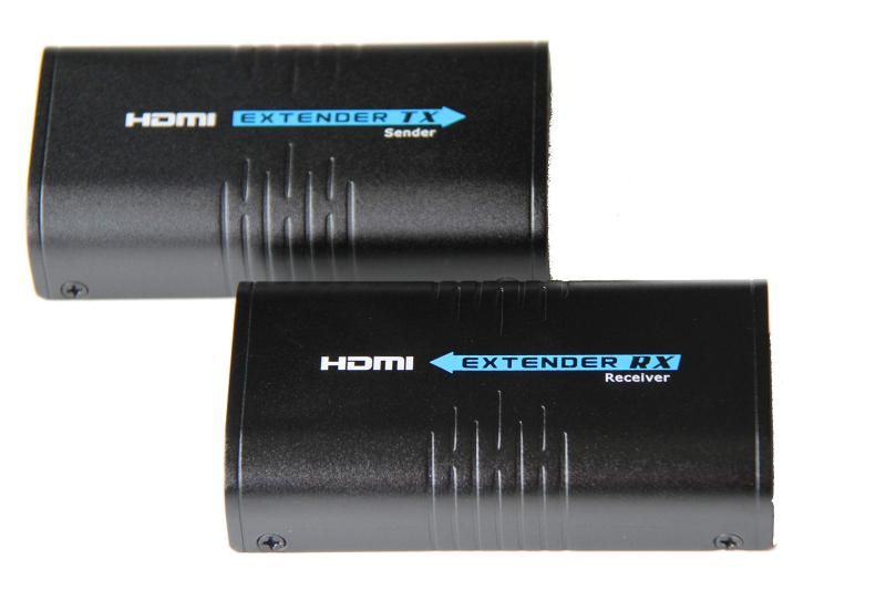 HDMI 延長器 最大100m ルーター利用でマルチ画面 EX100m-Split373