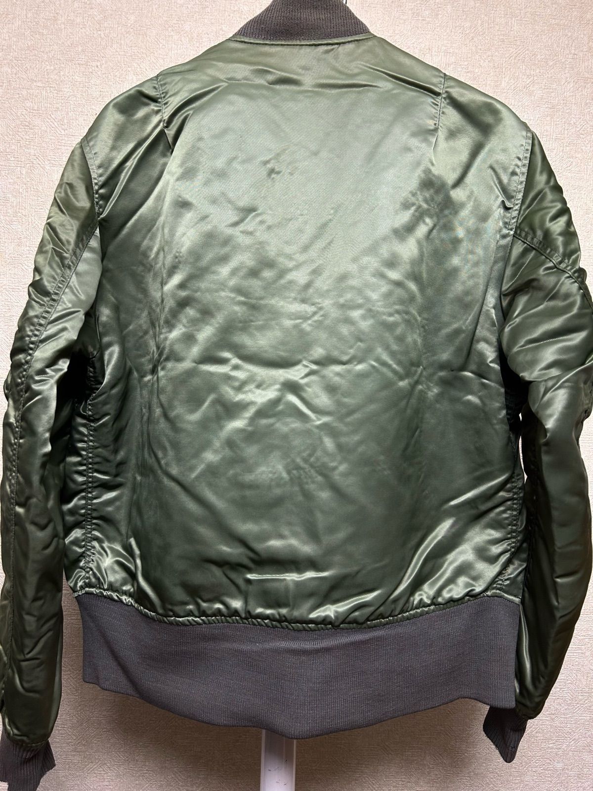 80年代U.S.A.製IDEALジップMA-1フライトジャケットゴールデンサイズ