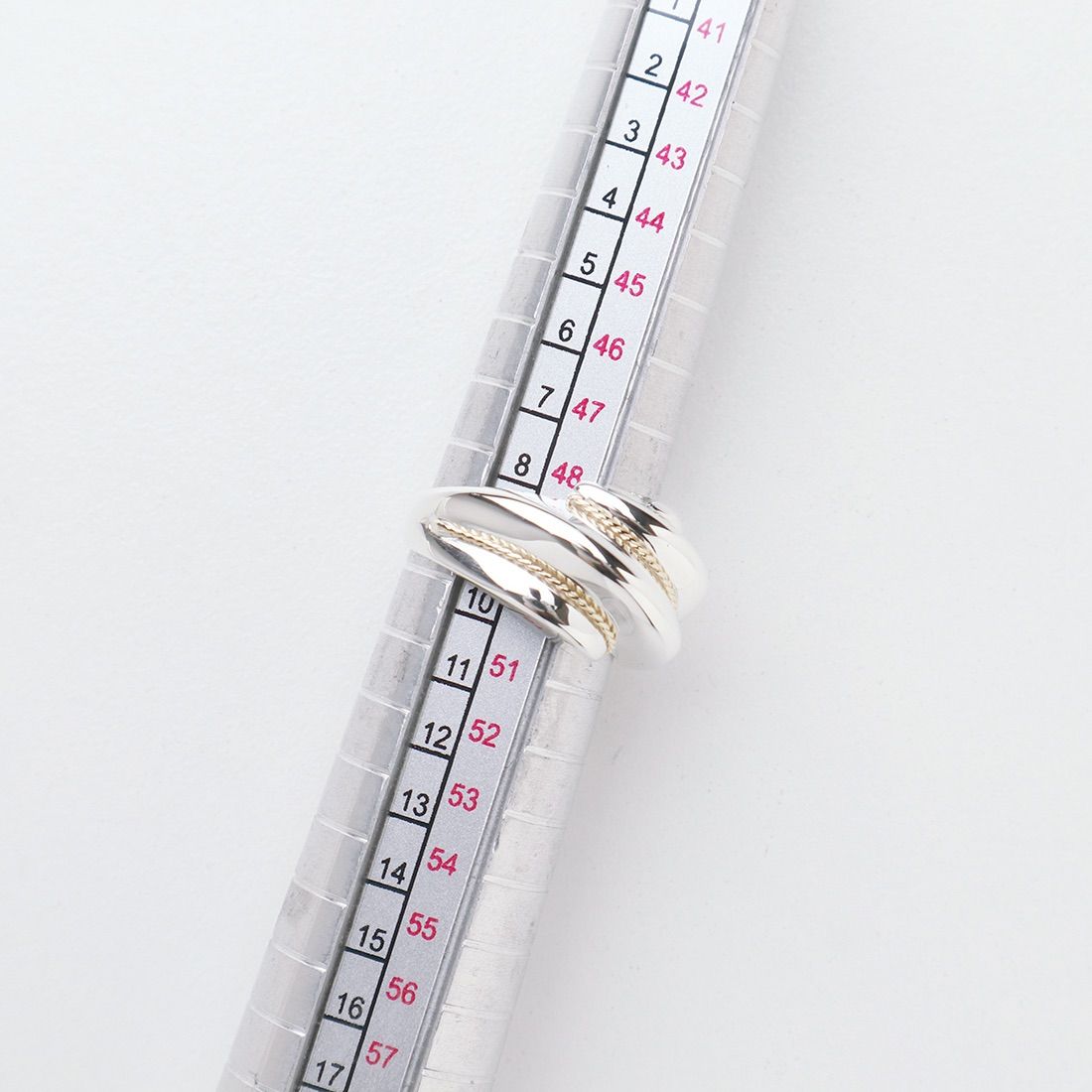 ティファニー ヴィンテージ　ツイスト リング 9号 シルバー ゴールド コンビ Tiffany&Co.】ティファニー ツイストリング 9号 中古 レディース