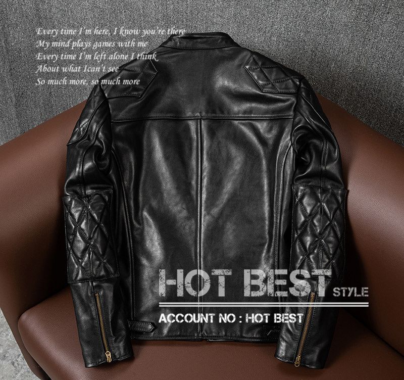 上質革ジャン メンズ ホースハイド 馬革 アウトロースタイル シングル