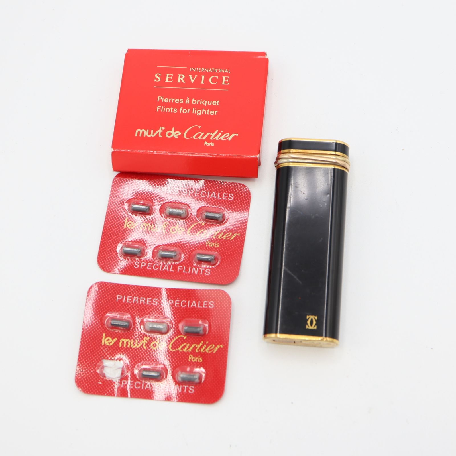 Cartier カルティエ ガスライター マスト トリニティ オーバル 