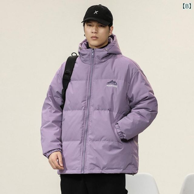 レッド ダウン ジャケット メンズ 冬の新 [2XL]レッド ダウン 