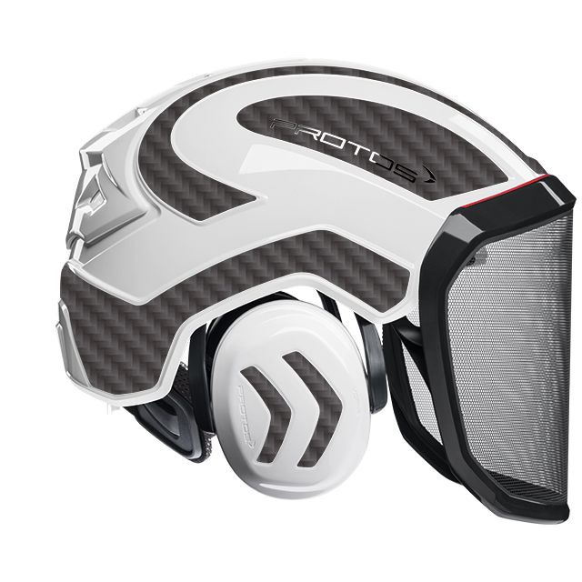 Pfanner PROTOS プロトス フォレストヘルメット ホワイト×カーボン